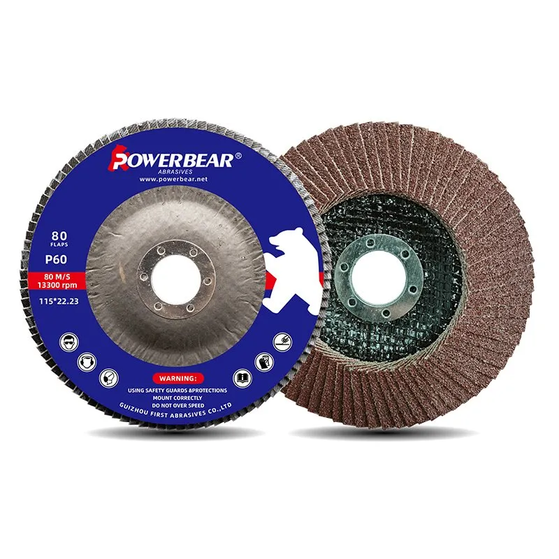 Fächerscheibe aus kalziniertem Aluminium